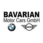 bavarianmotorcars Logo von Bavarian Motor Cars GmbH mit BMW- und MINI-Emblemen.