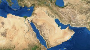 Middle East Situation - satellite view